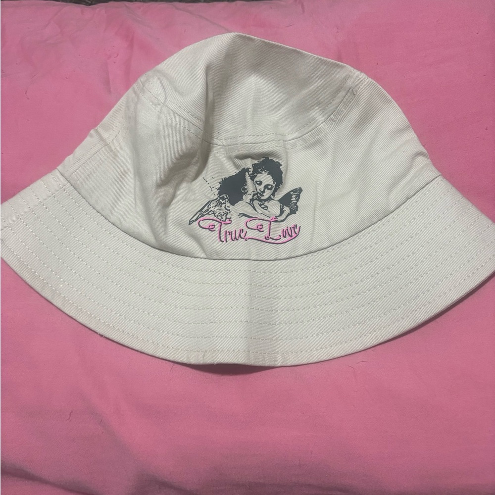 Bucket Hat with Angel Graphic